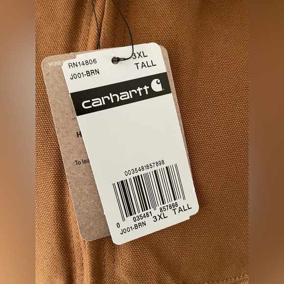Vintage RARE Carhartt blanket lined Duck Detroit jacket size 3XL Tall BNWT~ - Picture 4 of 13